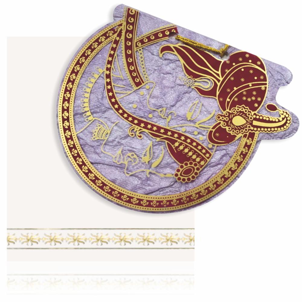 Light Blue Invitation Card-King of Cards