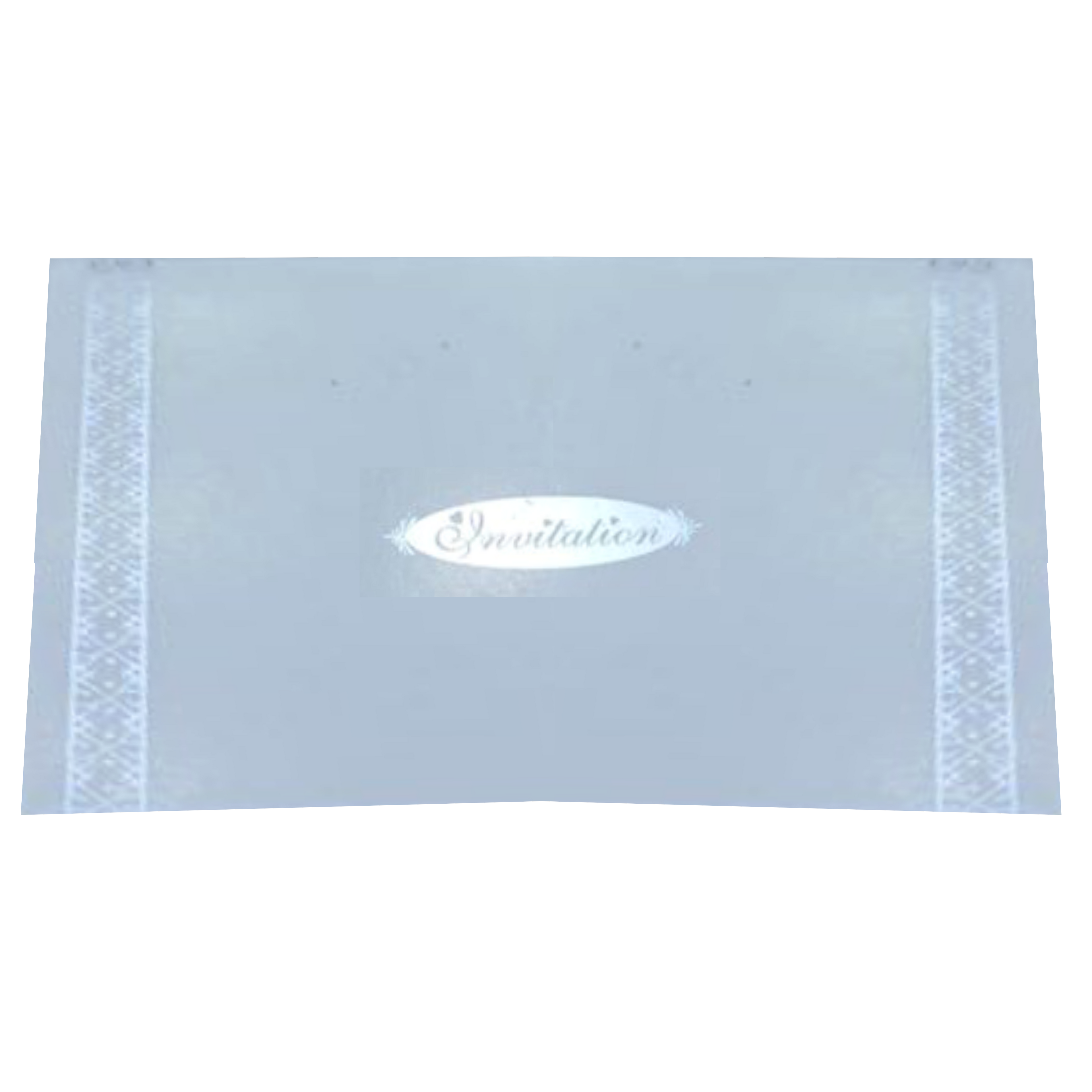 Grey Invitation Card-King of Cards