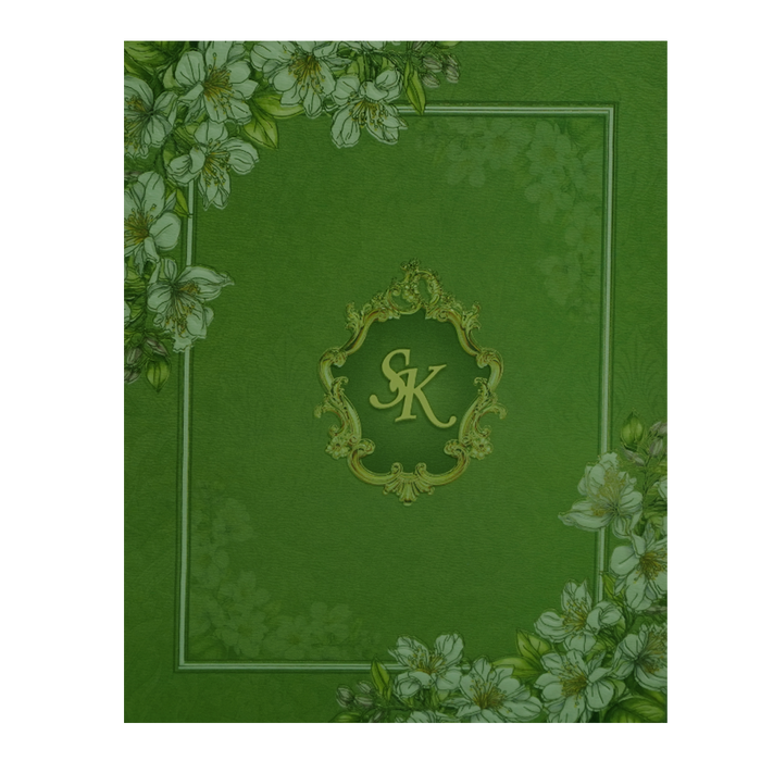 Lemon Grass Floral Invitation-King of Cards