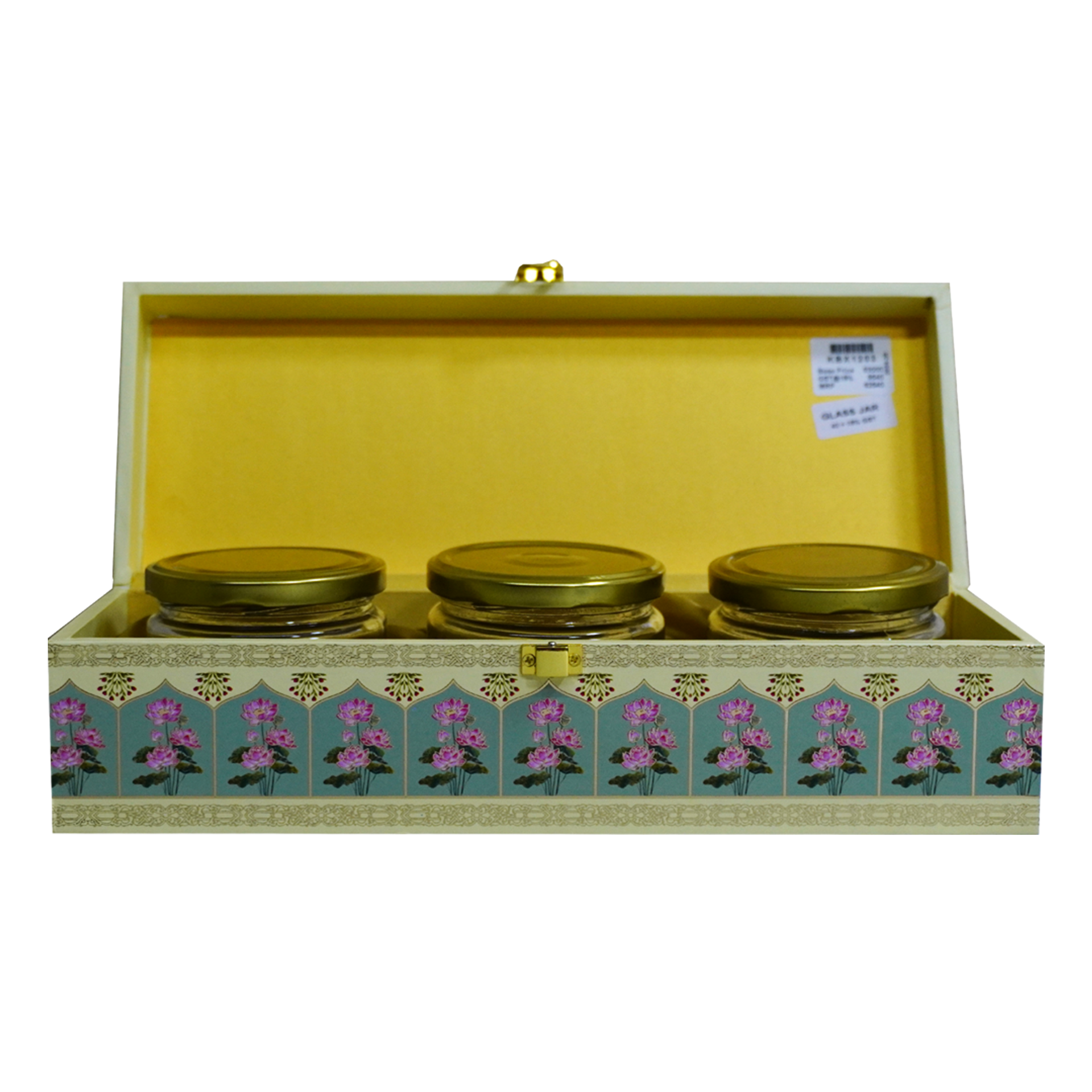 Cream Indian Inspired Box Invitation-King of Cards