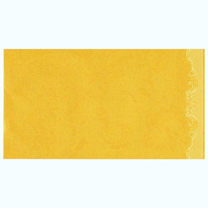 Alluring Gold Shading With Floral Border Wedding Card-King of Cards