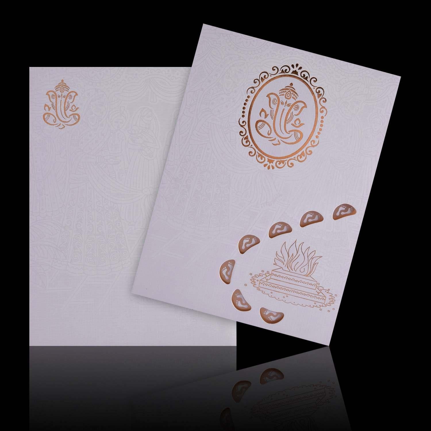 Grey Invitation Card