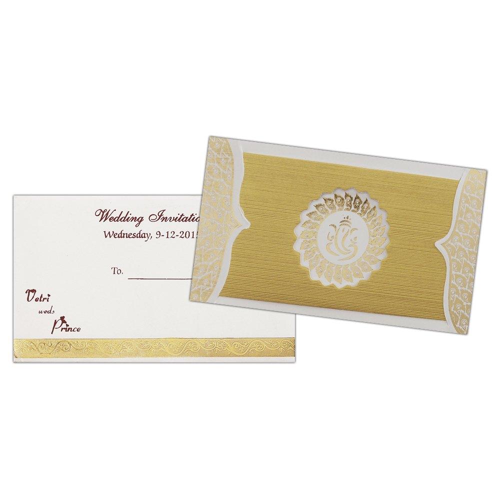 Invitation Card - Aesthetic Personal Wedding Invitation Card-KNK3530