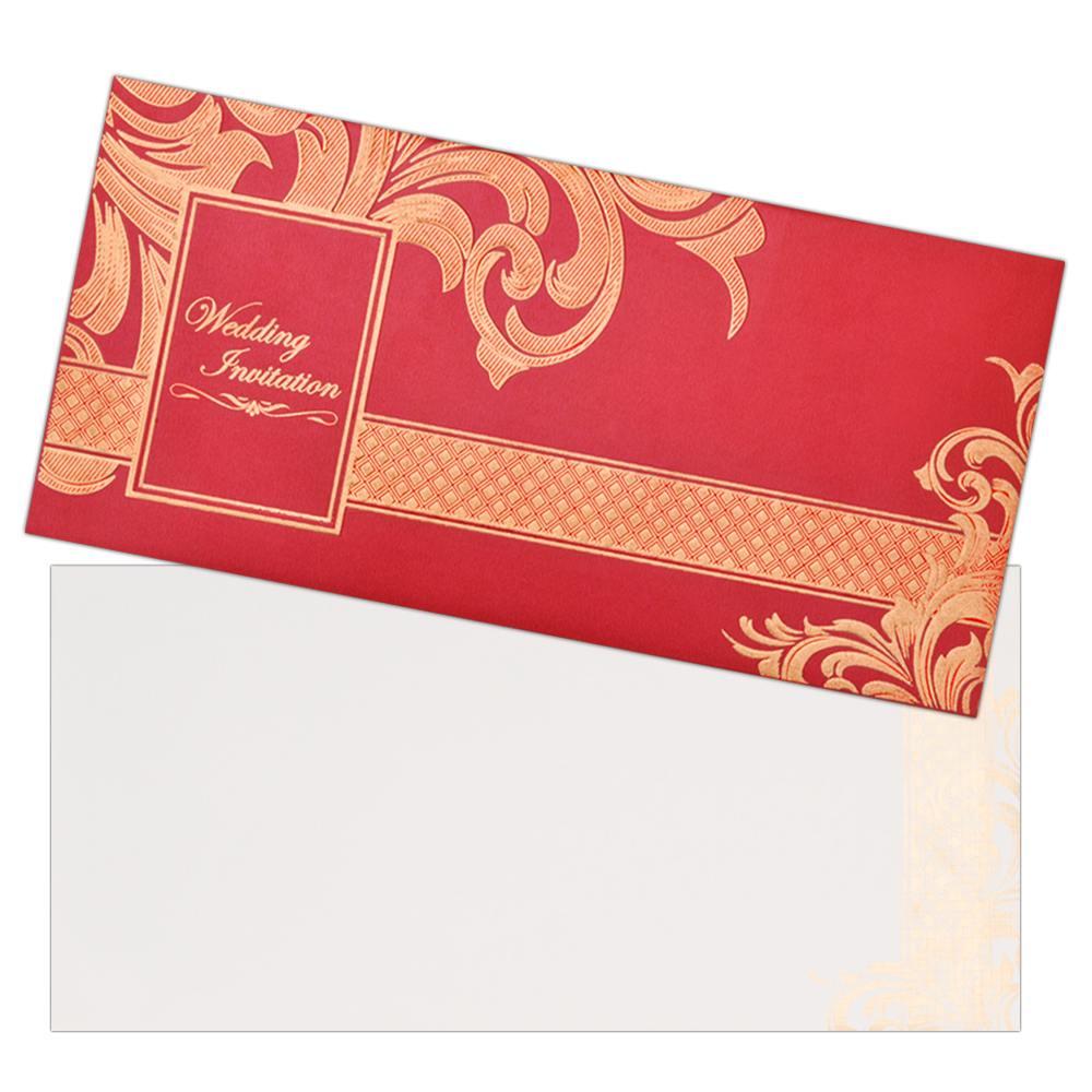 Red Personal Invitation Card