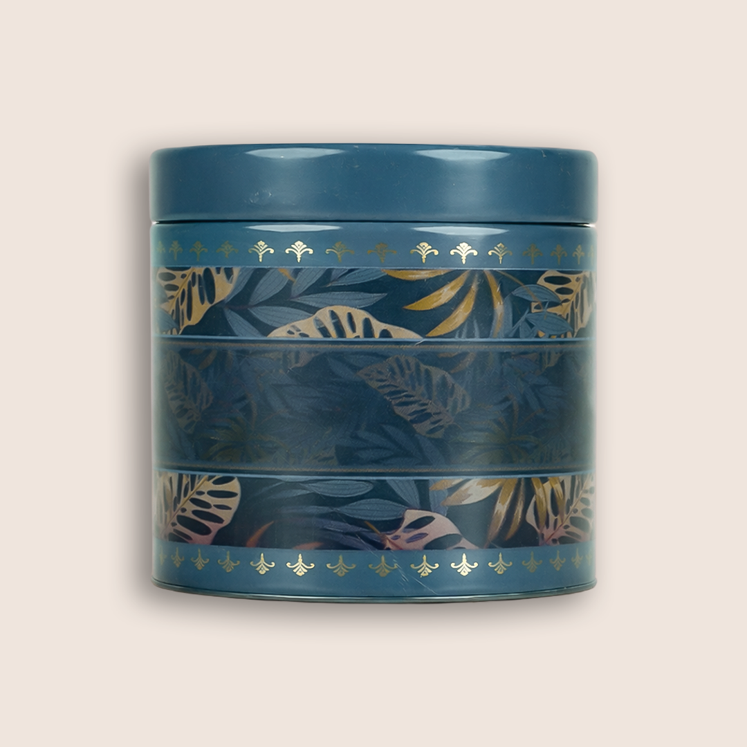 Navy Palm Return Tin Gift-GNT9914