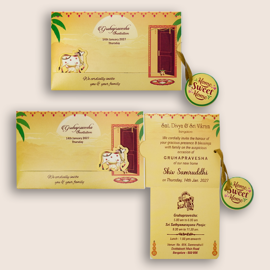 Yellow House Warming Card-KNKRL113