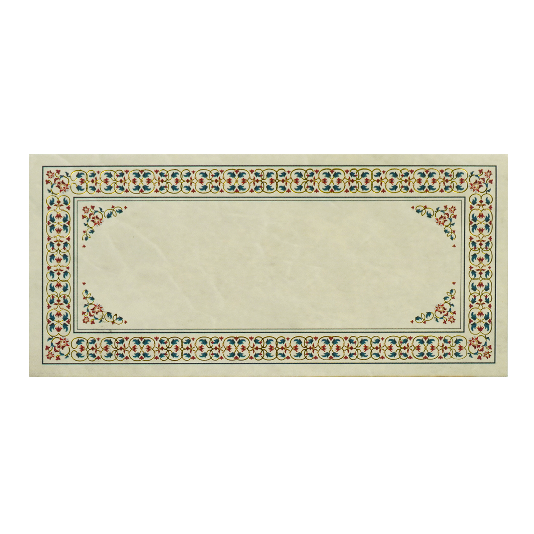 Cream Floral Pattern Money Envelope - KRCE3600