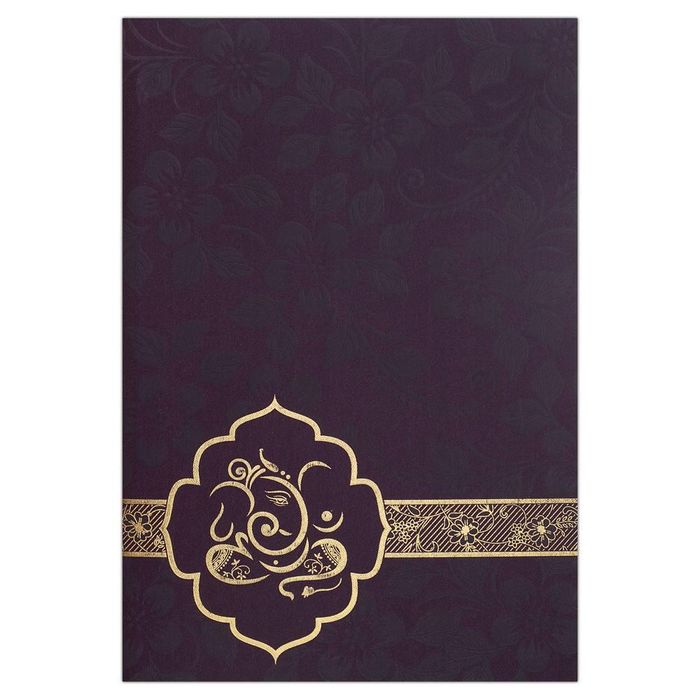 Invitation Card - Gorgeous Hindu Wedding Card-KNK1086-King of Cards