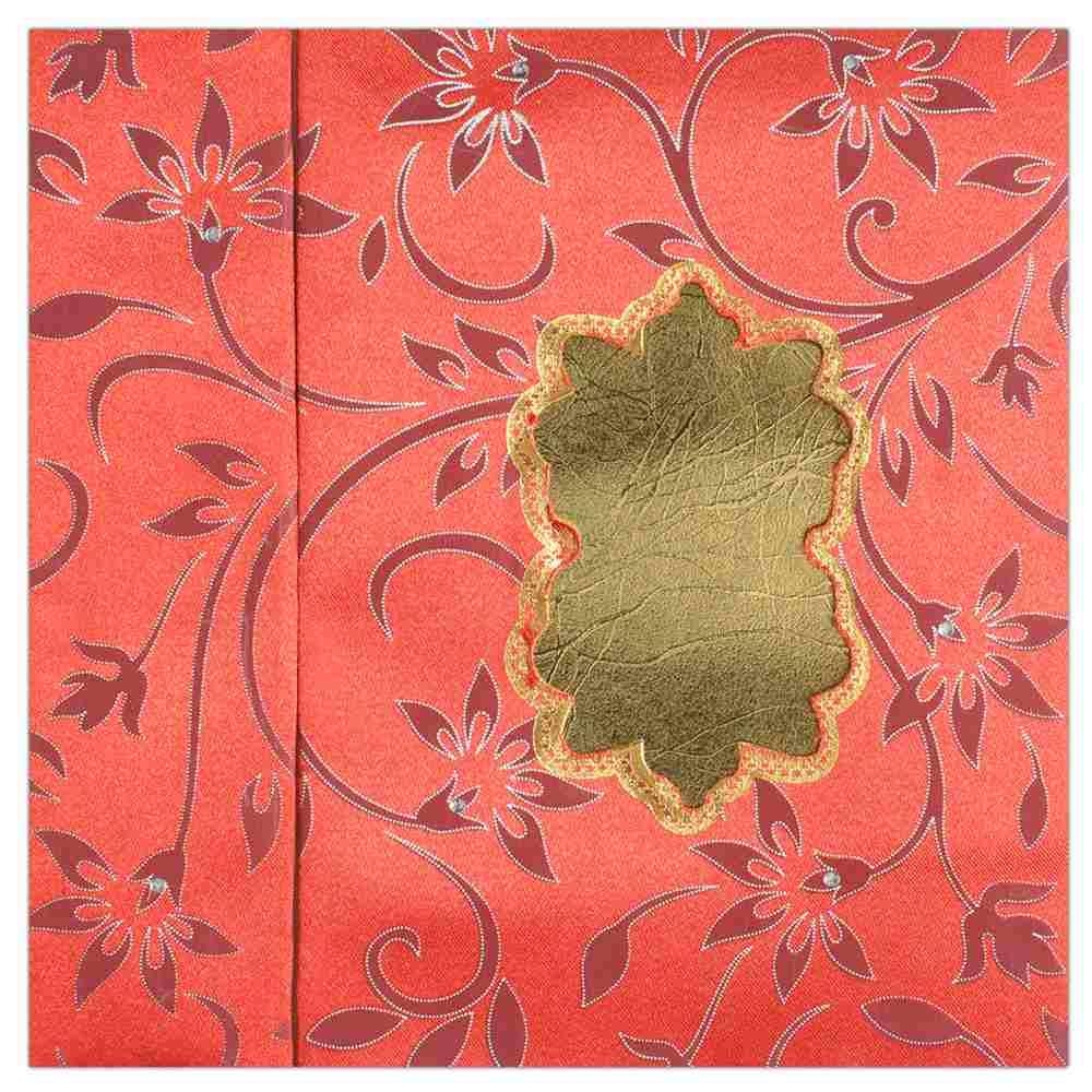 Book Style Interfaith Wedding Invitation Card -KNK1344