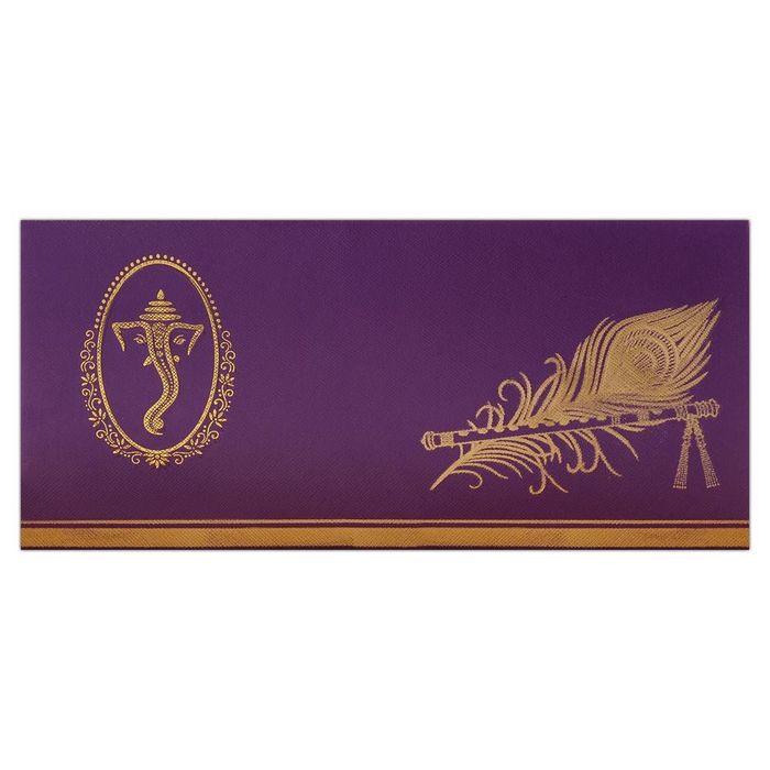 Violet Personal Invitation Card-King of Cards