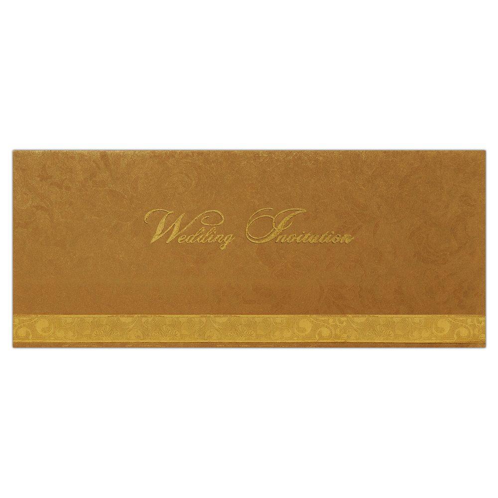 Brown Personal Invitation Card-KNK1601