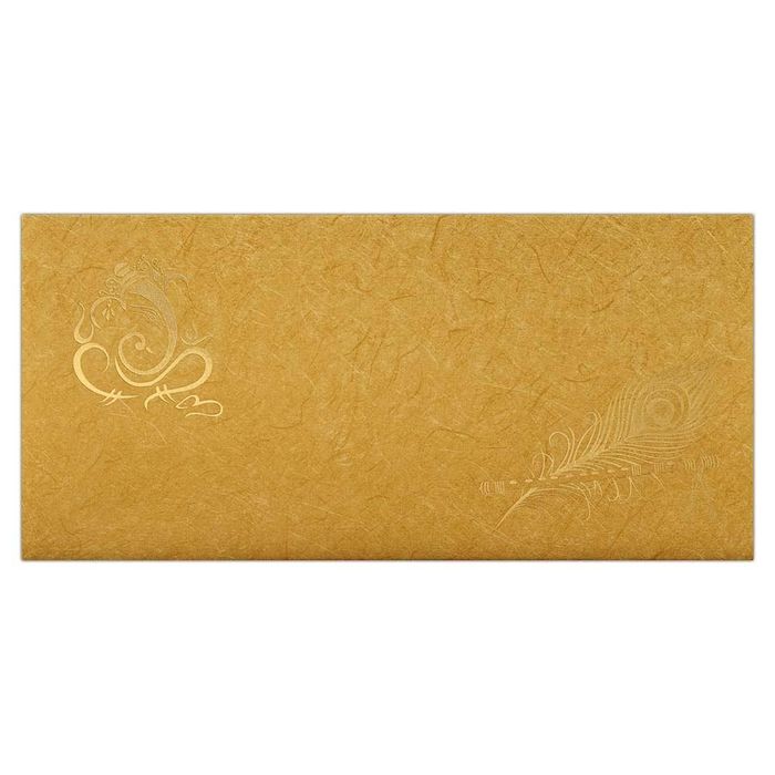 Invitation Card Royal Scented Peacock Feather Shaadi Card-KNK1951