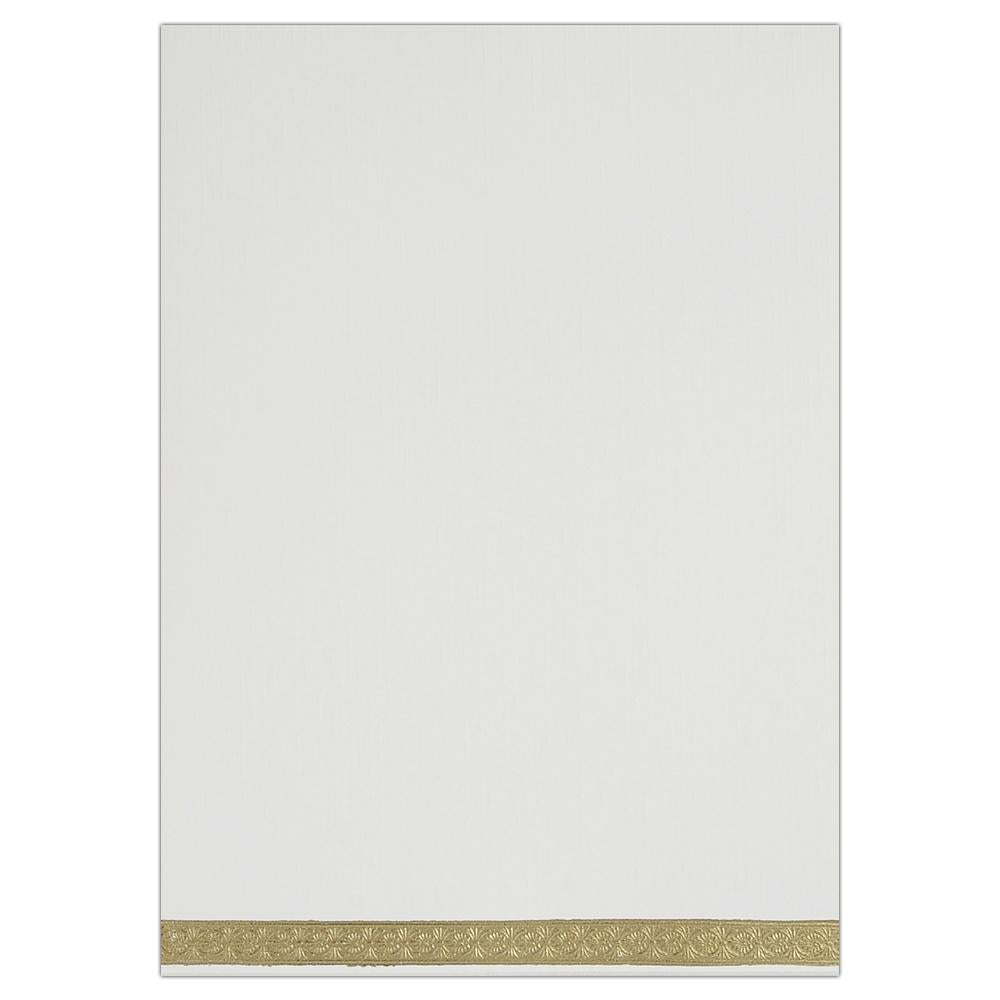 Invitation Card White Single Sheet Invitation Card