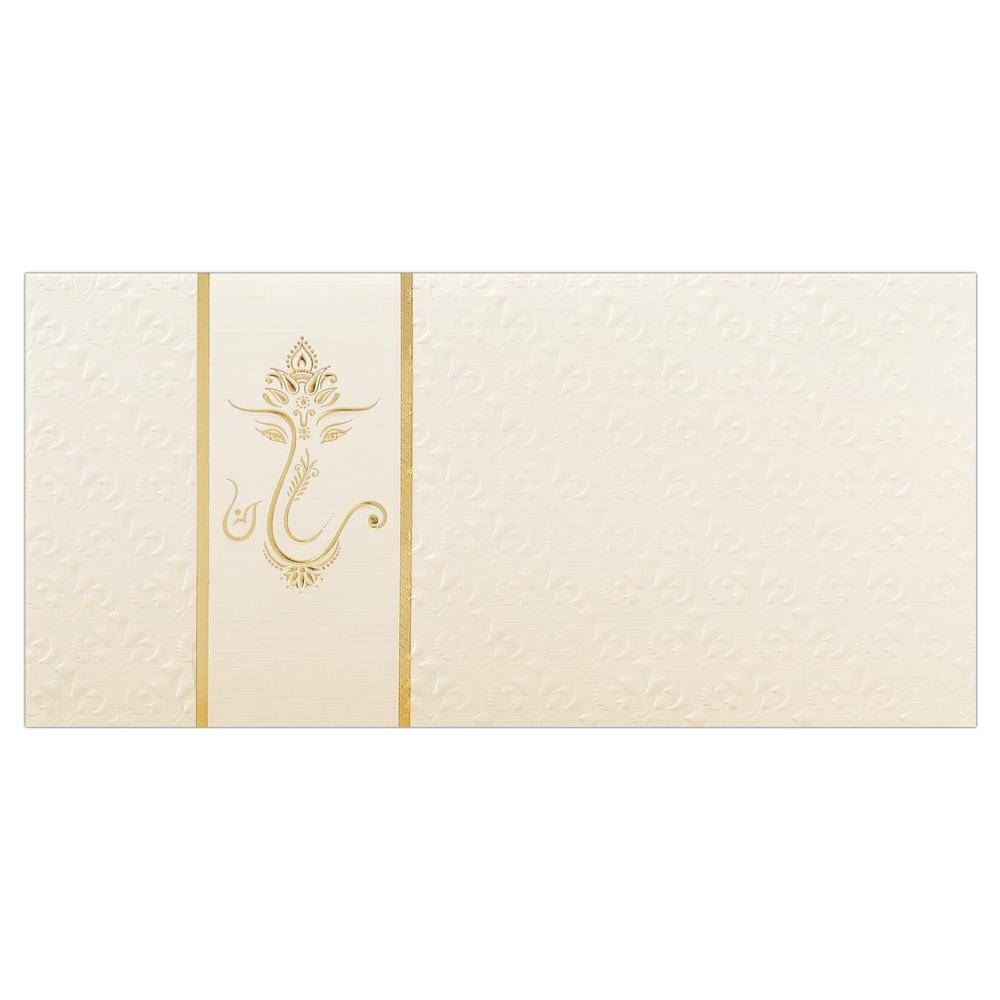 White Invitation Card-KNK3017