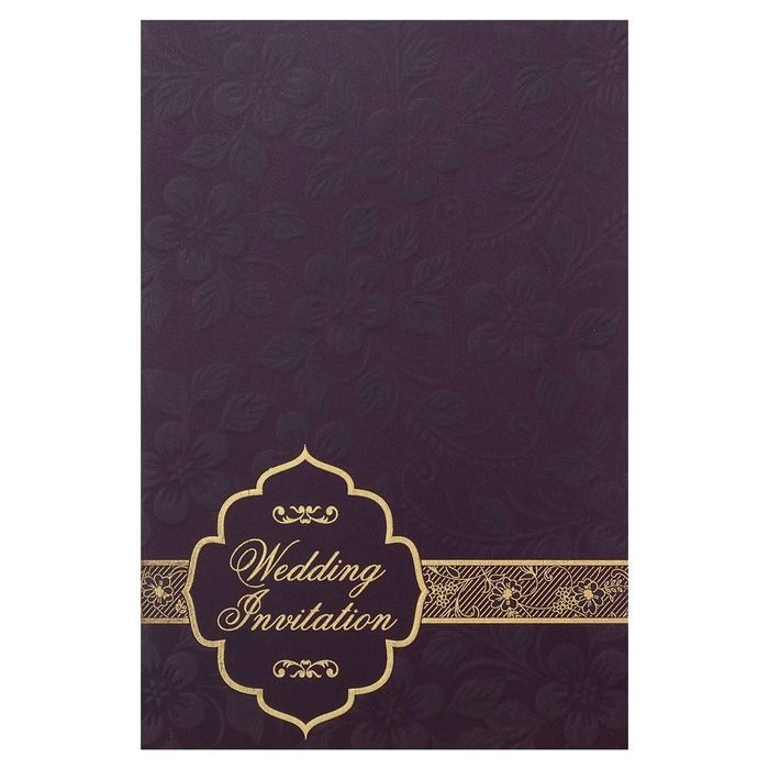 Invitation Card - Elegant Floral Wedding Invitation Cards-KNK3437-King of Cards