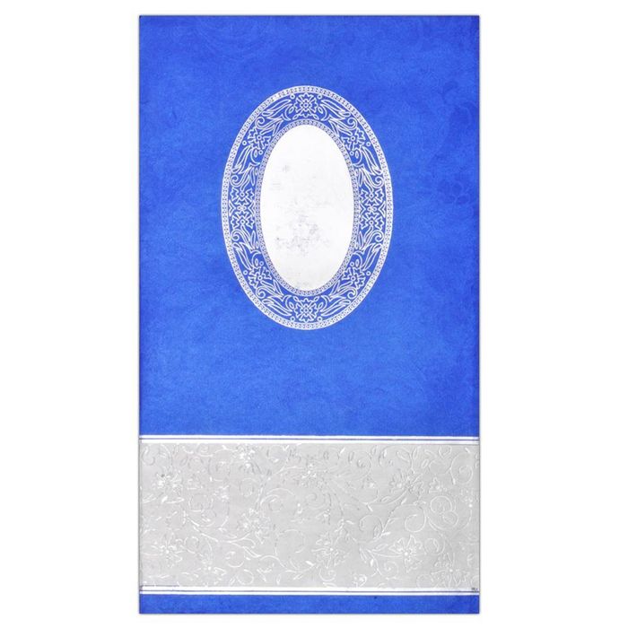 Blue Invitation Card-King of Cards