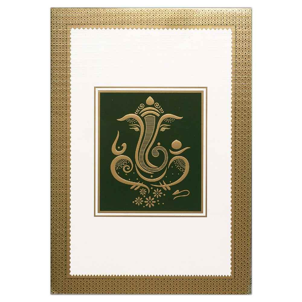 Invitation Card - Maha Ganapathi Traditional Kalyana Patrika-KNK4237