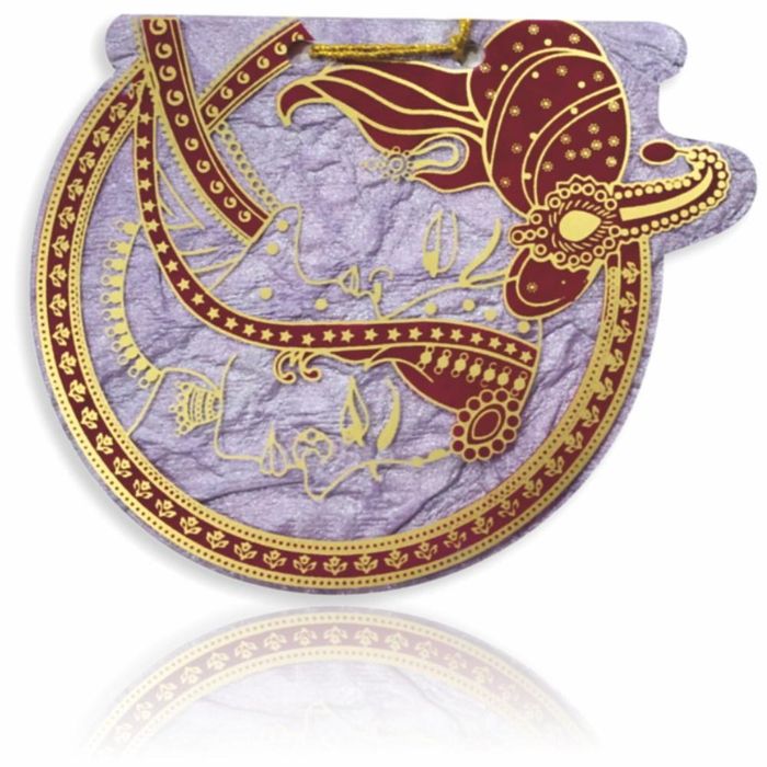 Light Blue Invitation Card-King of Cards