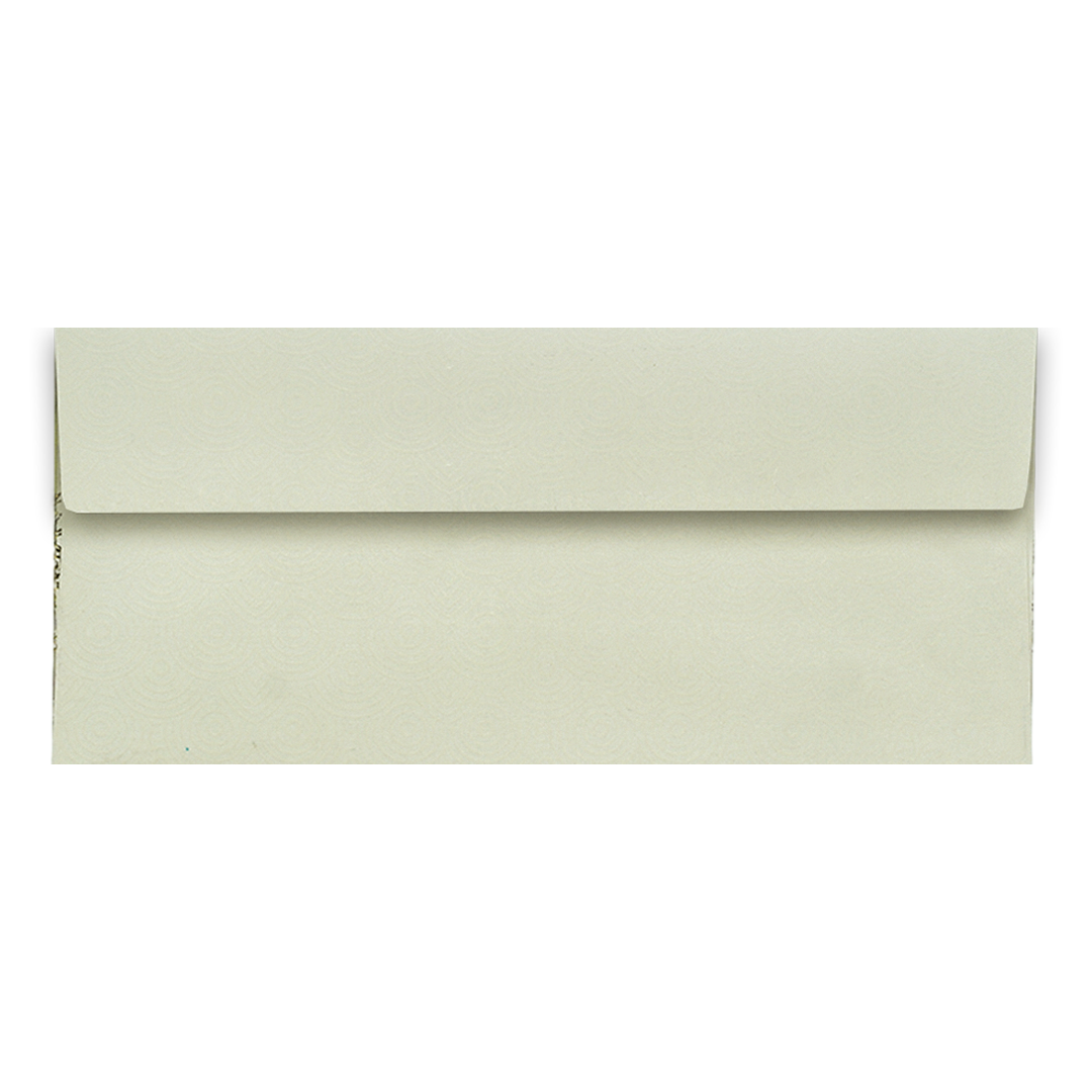 Cream Traditional Peacock Money Envelope - KRCE3700