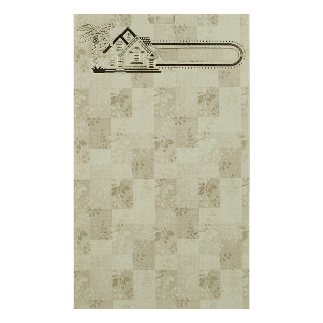 Cream House Warming Ceremony Card-KNPD3198