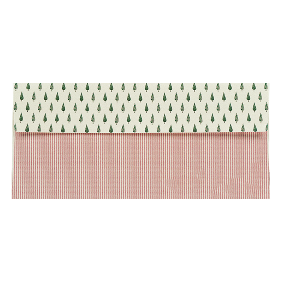 Cream Ethnic Leaf Pattern Money Envelope - KRCE5220