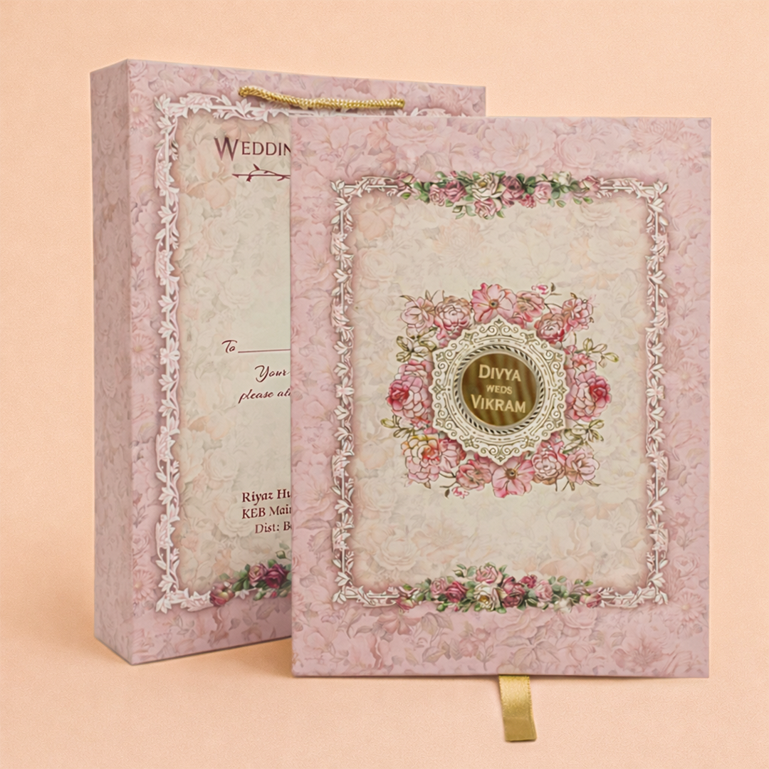 Pink Floral Premium Box-KNK7902P