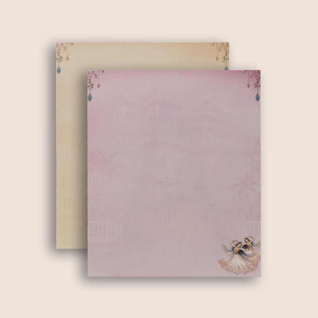 Grey Royal Bride Groom Padded Wedding Card - KAA05580