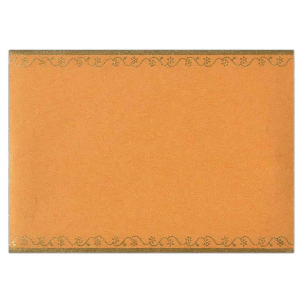 Invitation Card - A Traditional treat in Red and Orange Invitation Card-KNK1228