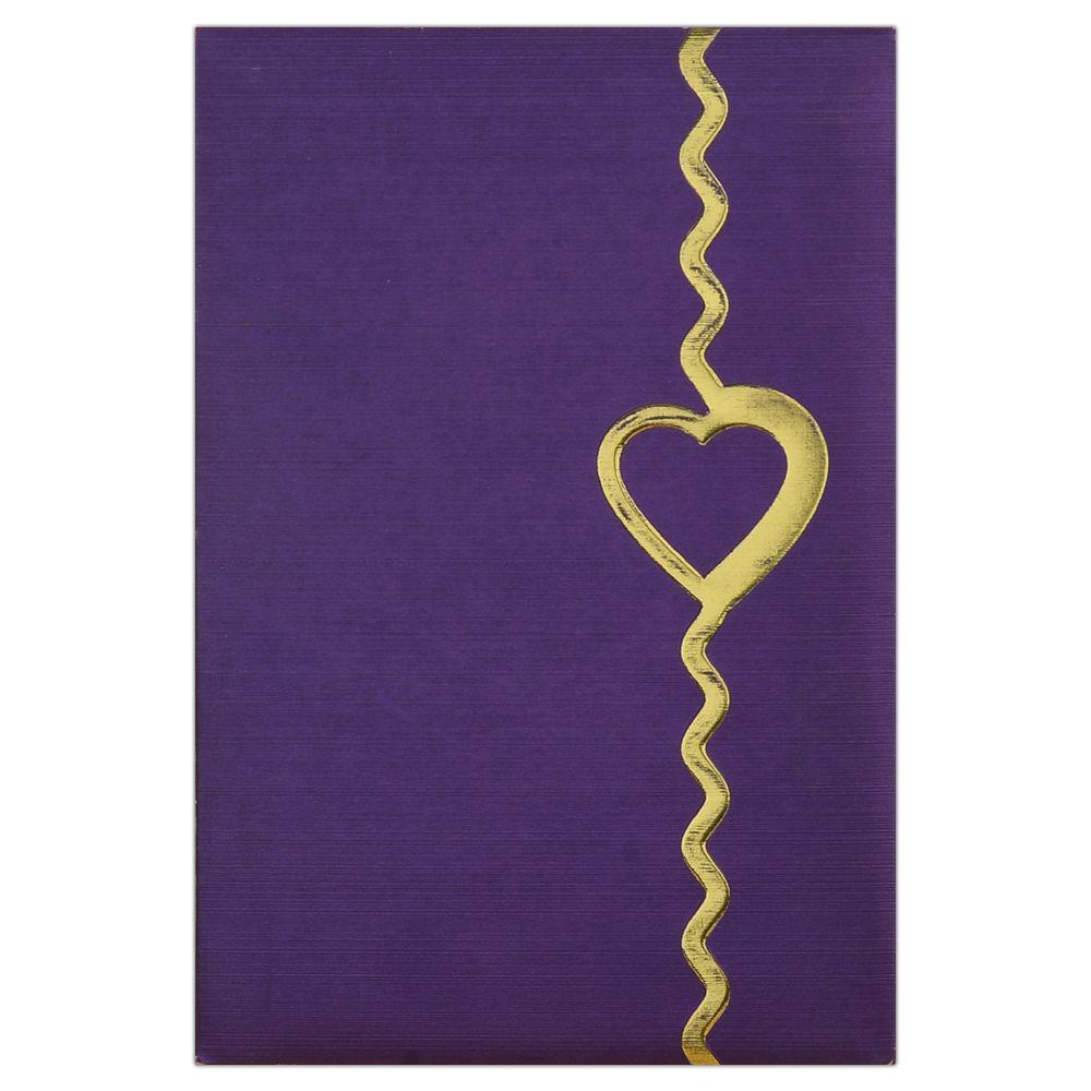 Invitation Card - Double Heart Shaped Wedding Invitation-KNK1365