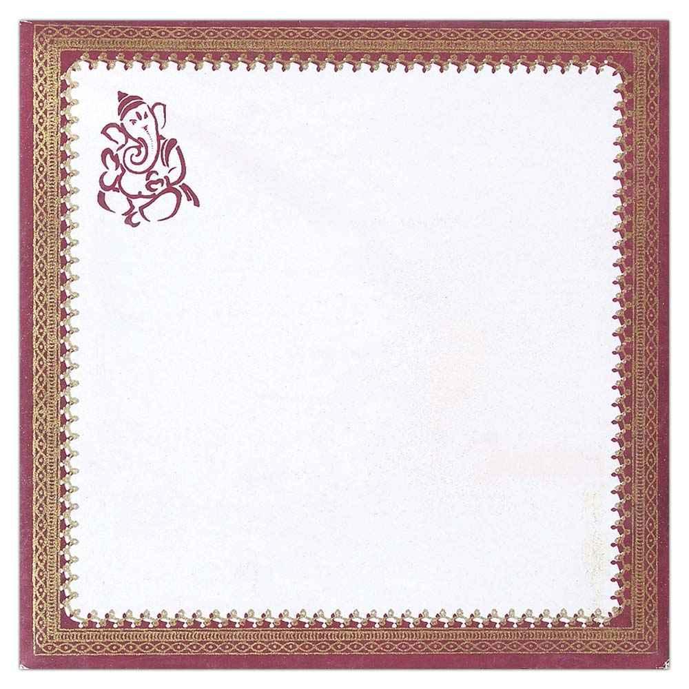 Invitation Card - Silk Designer Pink Wedding Card-KNK1453