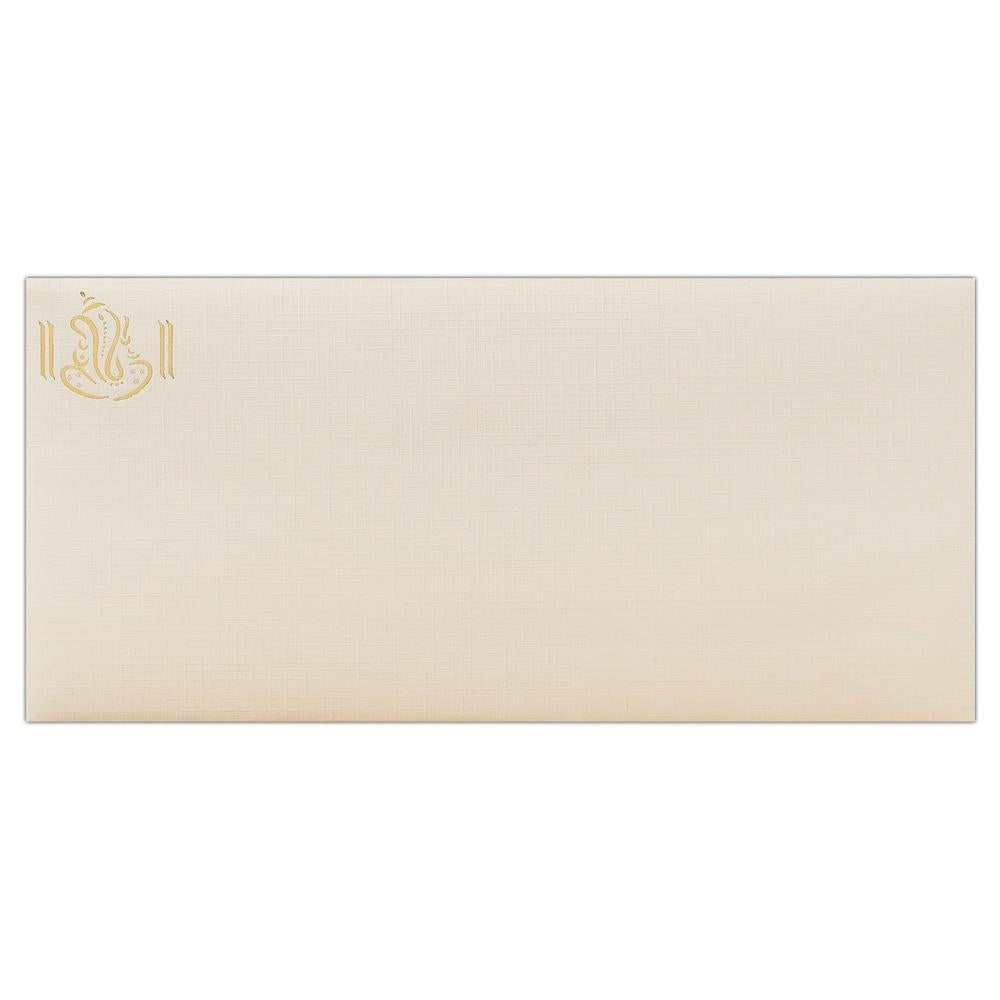 Maroon Ganesha Personal Invitation Card-KNK1815