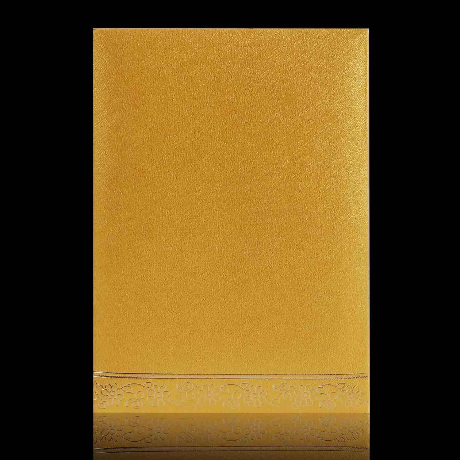 Beautiful Brown Shading With Flower Design Personal Card - KNK30251