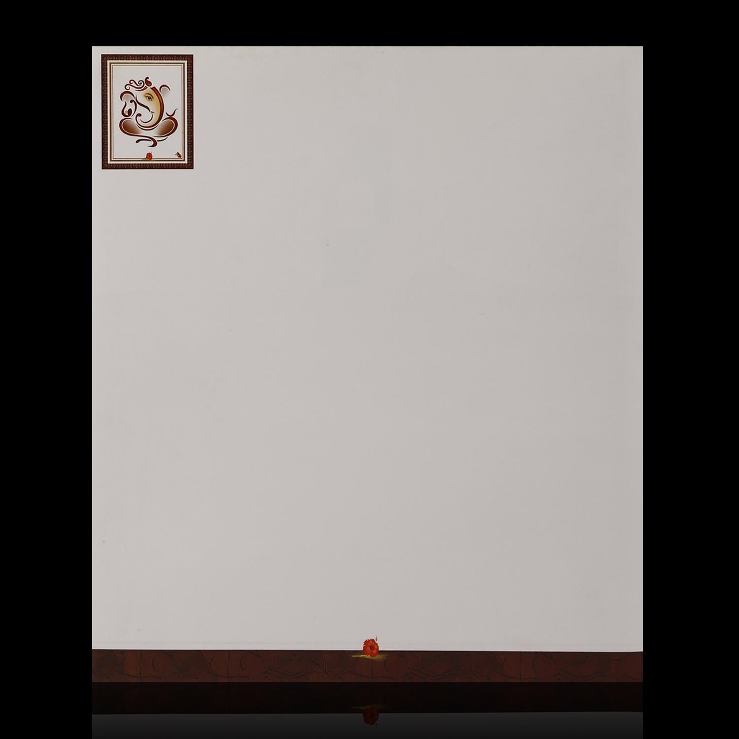 Well Groomed Ganesha With Sandal Shaded Card-KNK3905
