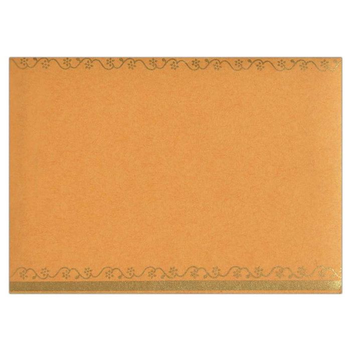 Invitation Card - Ethnic Flavour in Metallic Brown Card-KNK4111-King of Cards