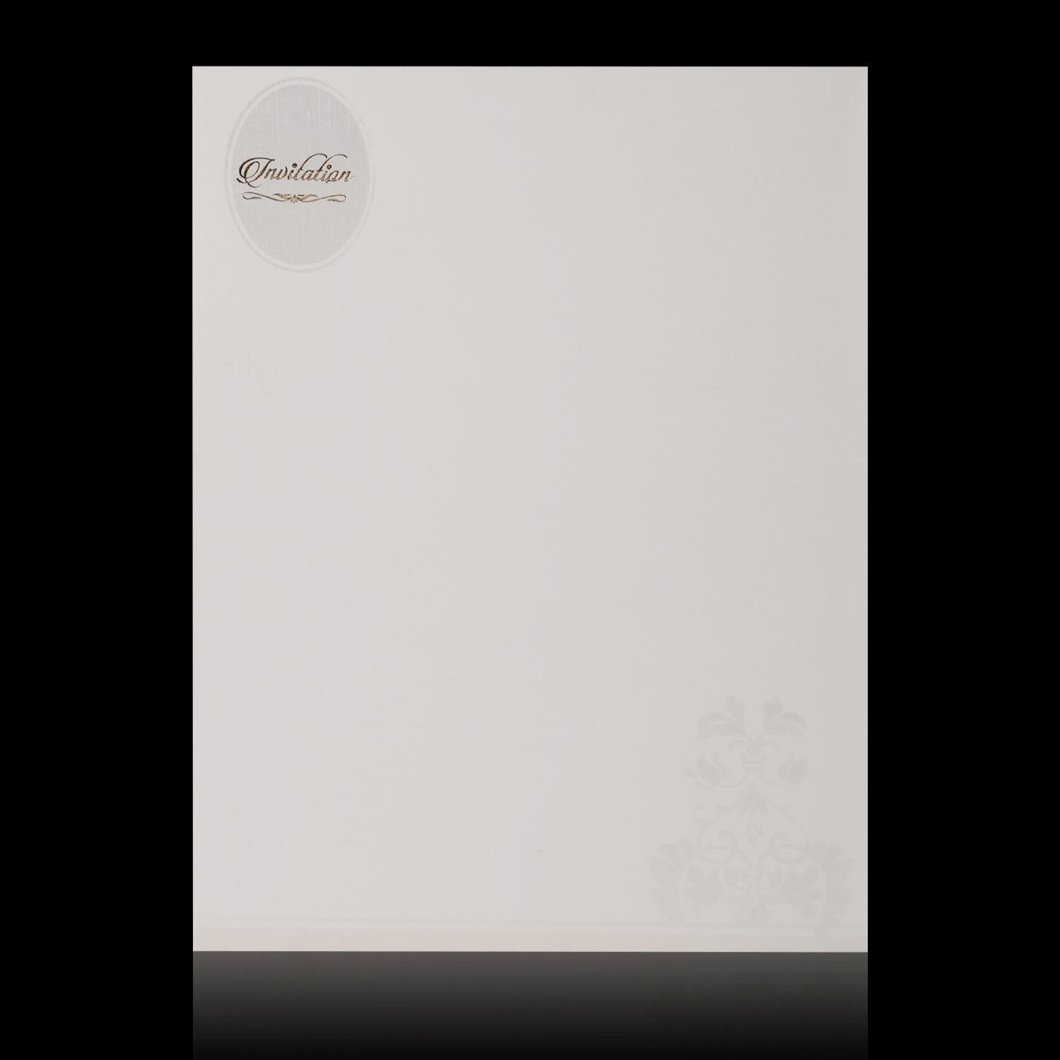 Grey Invitation Card