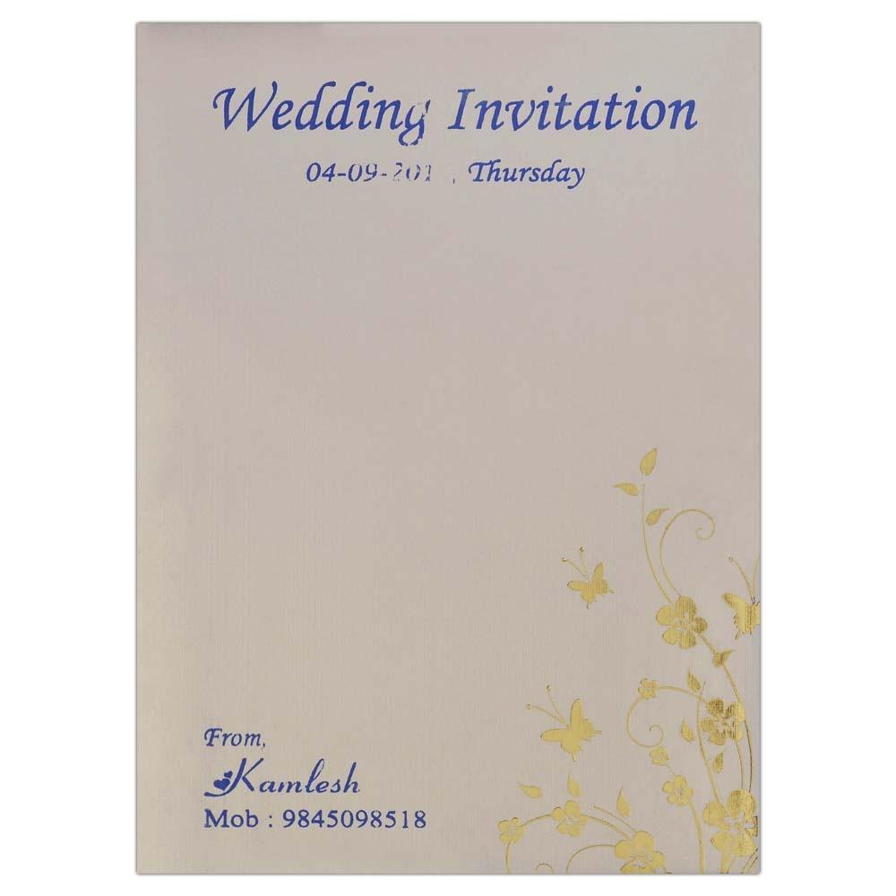 Invitation Card - Butterfly dream Invitation card-KNK4563