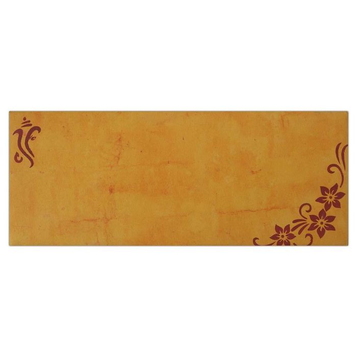 Invitation Card - Vibrant and Vivid Ganesha invitation card in maroon and yellow-KNK4601-King of Cards