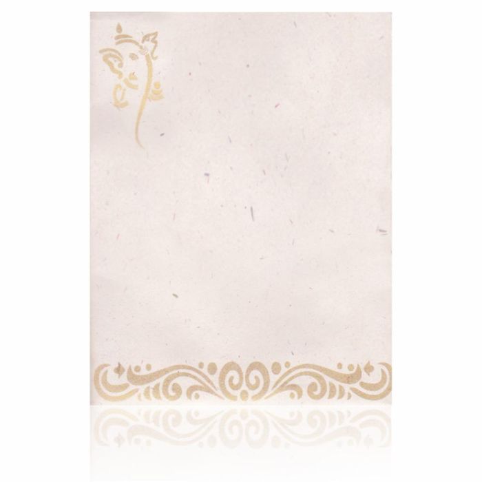 Red Ganesha Invitation Card-King of Cards