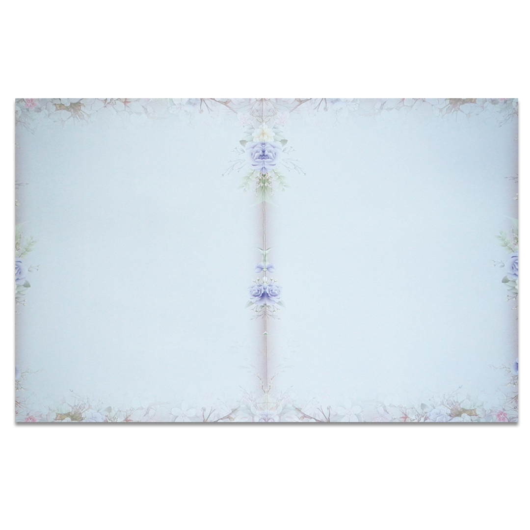 Grey Cherry Blossom Wedding Card-KNKJ1148