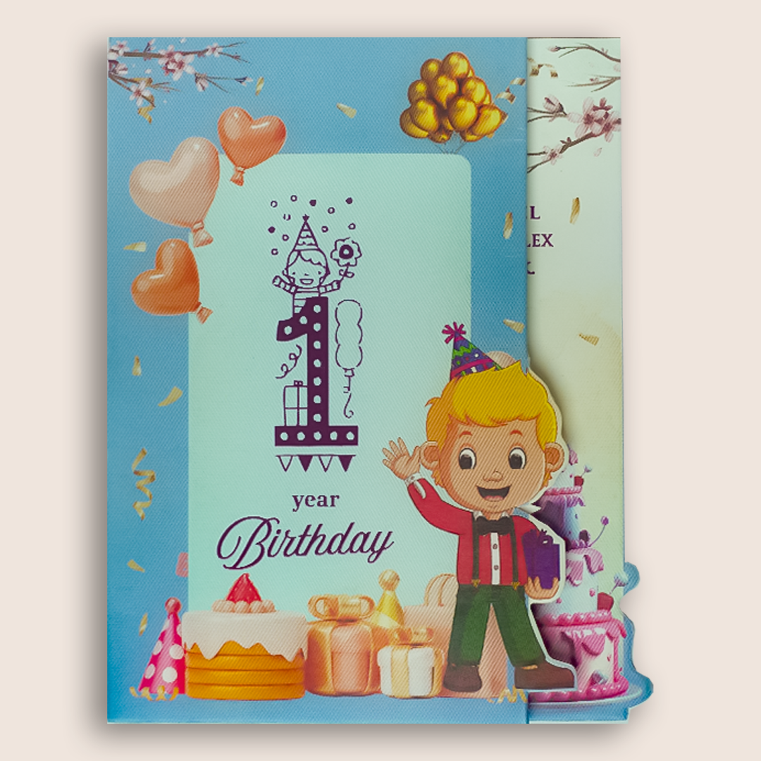 Blue Boy Birthday Card-KNKRL116