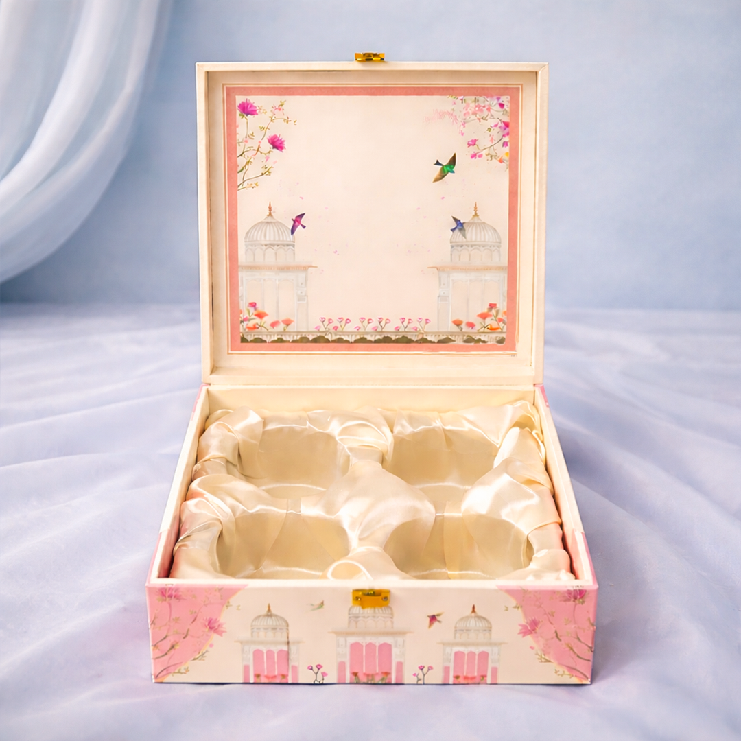 Pink Royal Palace Luxury Sweet Jar Box-KBX10103