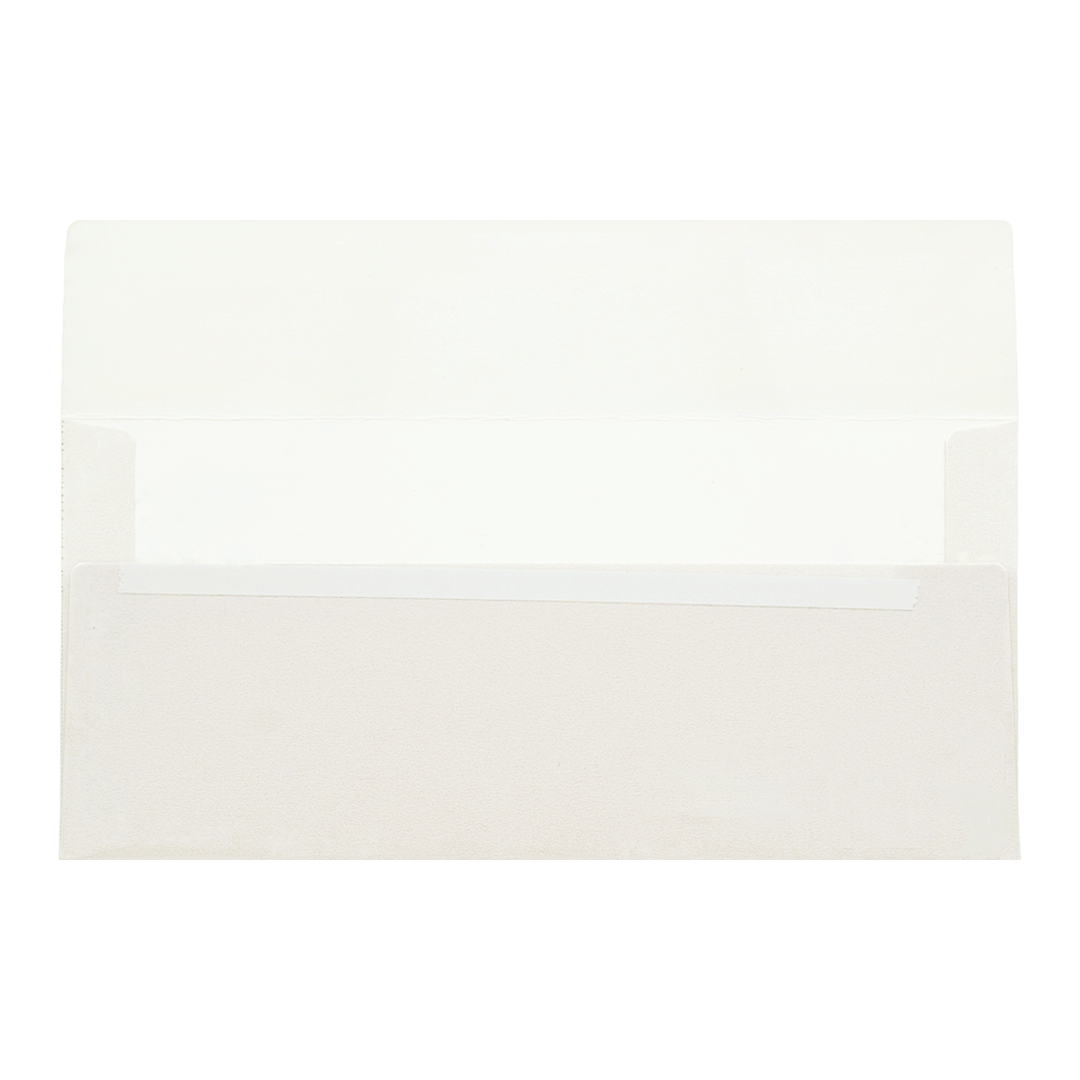 White Gold Peacock Money Envelope - KRCE2660