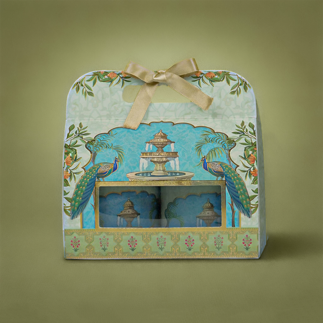 Peacock Fountain Return Gift Hamper-GNBT9502