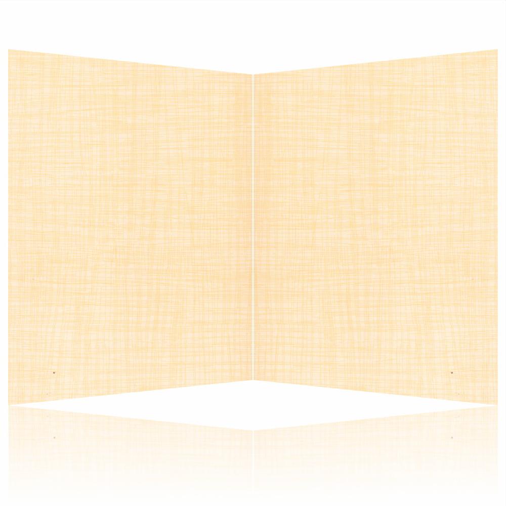 Orange Classic Paper Print Colourful Floral Invitation Card-KNCM809O