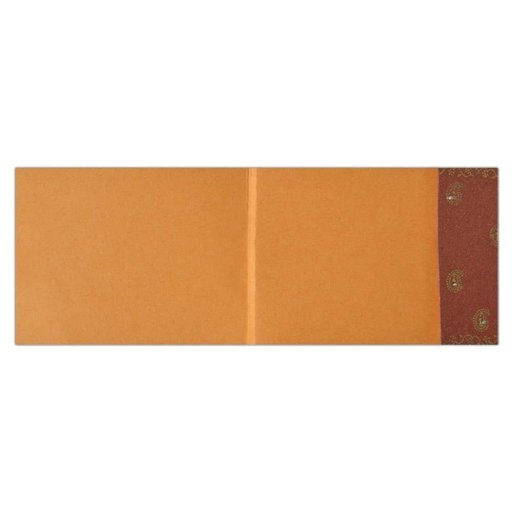 Invitation Card - A Traditional treat in Red and Orange Invitation Card-KNK1228