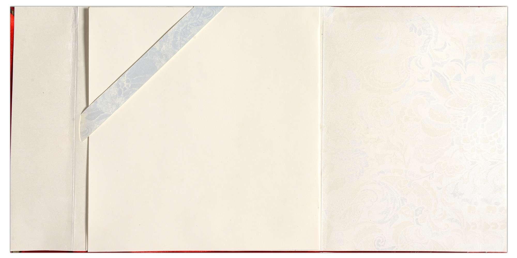 Book Style Interfaith Wedding Invitation Card -KNK1344