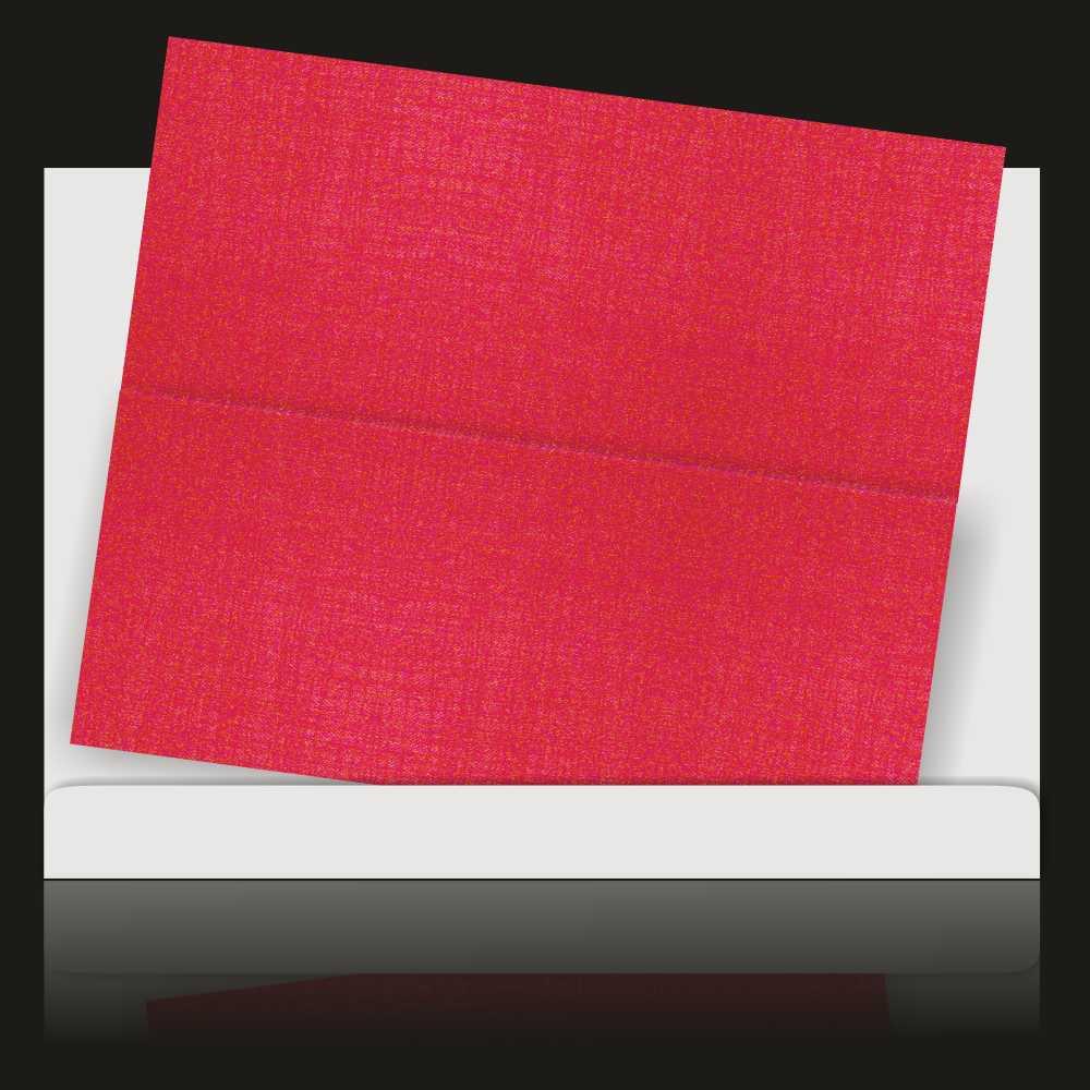 Red Peacock Invitation Card