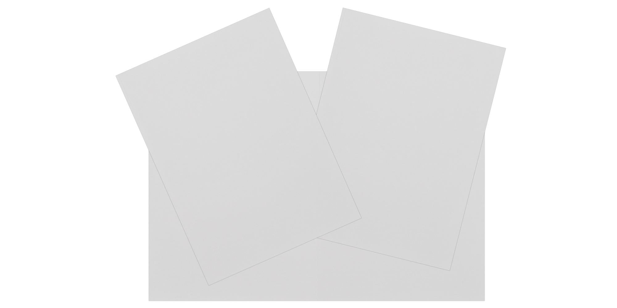Invitation Card - White Christian Wedding Card-KNK2033