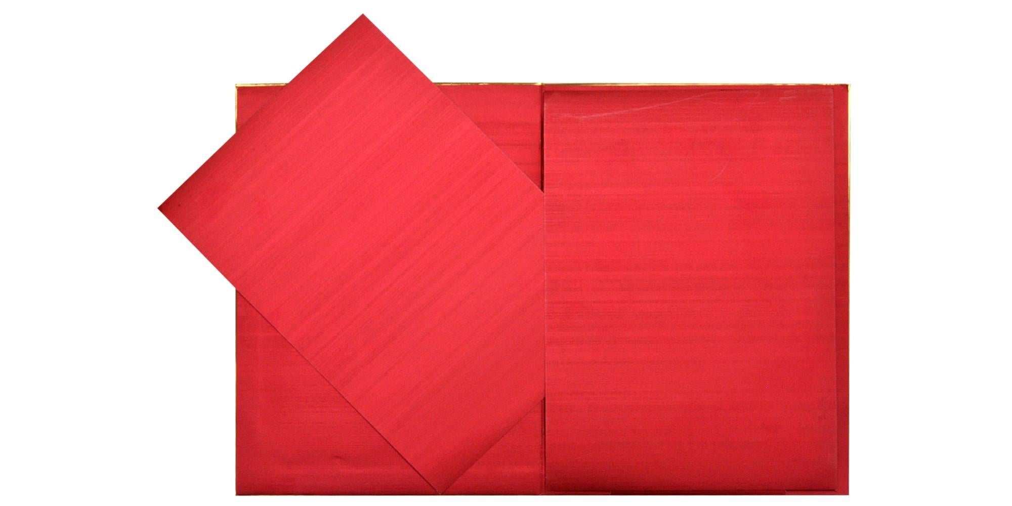 Eye-Catching Gold Shaded Ganesha Wedding Card - KNK2926