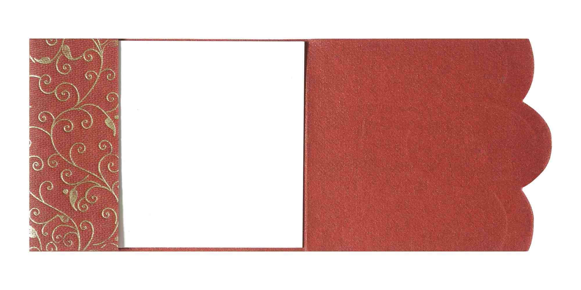 Invitation Card - Red Vakratunda Ganesha Friends Invitation Card-KNK3449